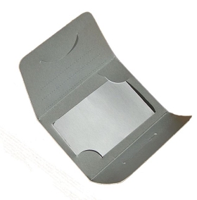 carton compact silver et marquage à chaud