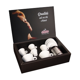 Coffret tasses à café et thé 14076